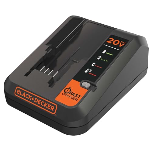 BLACK+DECKER 20V MAX Lithium Battery Charger, 2 Amp (BDCAC202B)