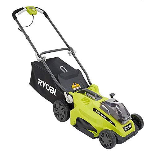 Ryobi ONE+ 18V 4.0 Ah Cordless Push Behind Lawn Mower (Renewed)