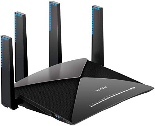 NETGEAR R9000-100NAR Nighthawk X10 AD7200 802.11ac/ad Quad-Stream WiFi Router - Certified...