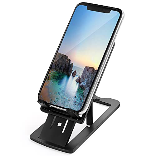 LOBKIN Phone Stand for Desk - Cell Phone Stand, Foldable Cell Phone Stand Adjustable, Flexible,...