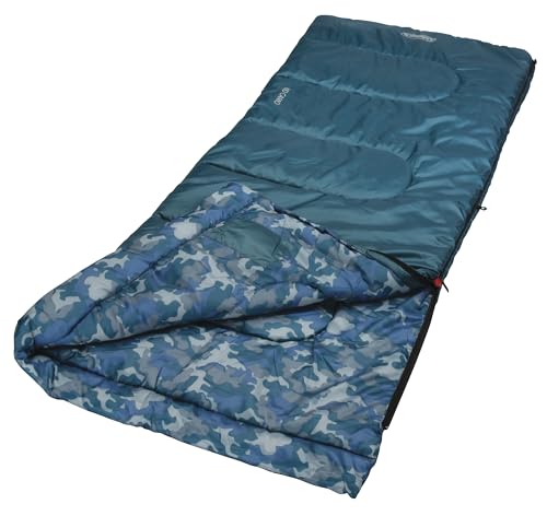 Coleman Kids 45°F Sleeping Bag, Comfortable Youth Sleeping Bag for Sleepovers & Camping, Fits...