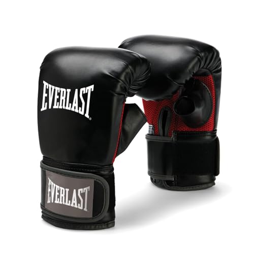 Everlast Mixed Martial Arts Heavy Bag Gloves, Black, Large/X-Large