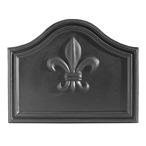 Minuteman International Fleur De Lys Cast Iron Fireback