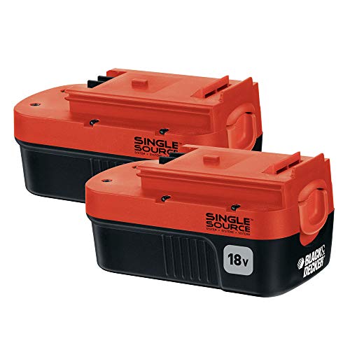 BLACK+DECKER 18 Volt Battery NiCd 2-Pack (HPB18-OPE2)