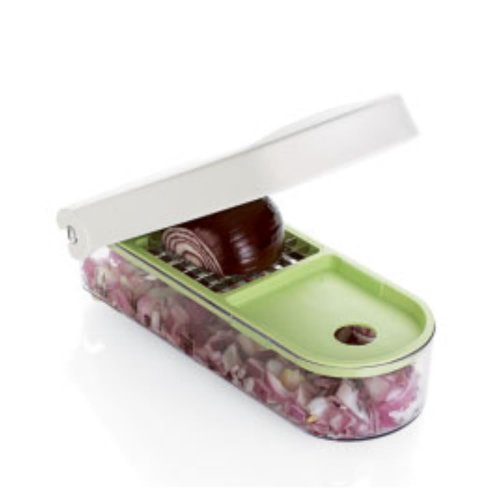 Vidalia Chop Wizard, Vegetable and Fruit Chopper with 2 Cup Base, Stainless Steel Blades, Dishwasher...
