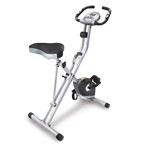 Exerpeutic Foldable Exercise Bike with Regular Seat