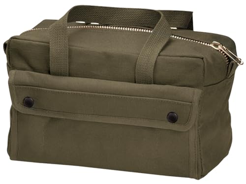 Rothco Mechanics Tool Bag With Brass Zipper - Olive Drab