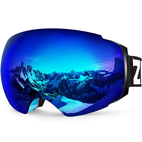 ZIONOR X4 Ski Goggles Magnetic Lens - Snowboard Goggles for Men Women Adult - Snow Goggles Anti-fog...