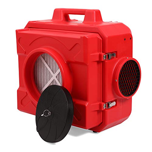 MOUNTO AF500 1/3hp 500cfm Industrial HEPA Air Scrubber Air Filtration System Dust Air Cleaner...