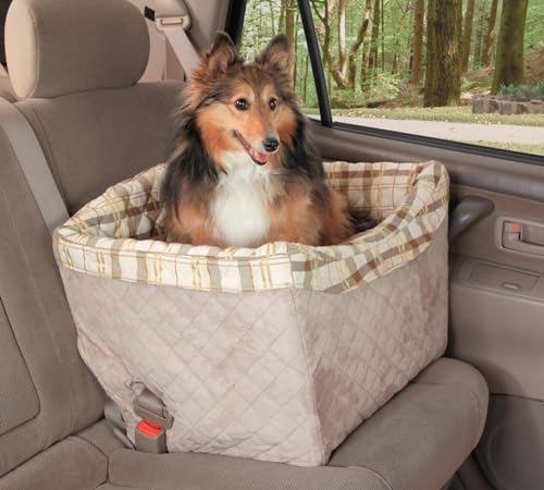 PetSafe Happy Ride Dog Safety Seat - Pet Booster Seat for Cars, Trucks and SUVs - Included Seat Belt...