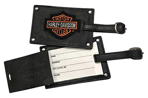 Harley Davidson Luggage Tags, Black, One Size