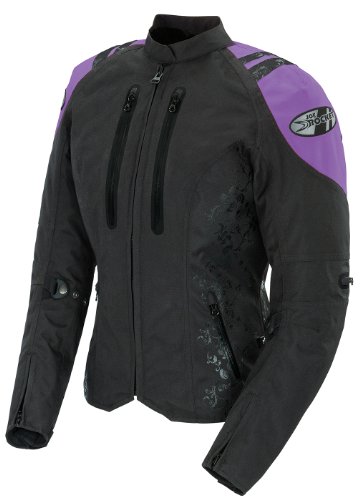 Joe Rocket Atomic 4.0 Women's Textile Riding Jacket (Black/Purple, 2-Diva)