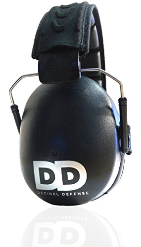DECIBEL DEFENSE Professional Safety Ear Muffs 37dB NRR - The HIGHEST Rated & MOST COMFORTABLE Ear...