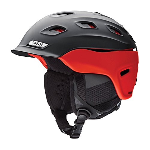 Smith Optics Vantage Unisex Snow Helmet - Matte Black Fire, Medium