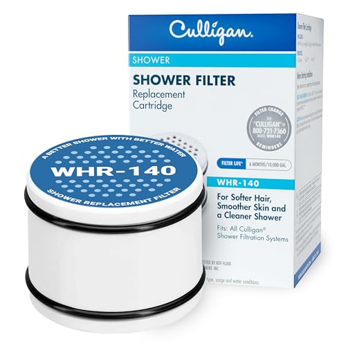 Culligan WHR-140 WTR FiltrationCartridge Shower Filter Replacement Cartridge, 1 Count (Pack of 1),...