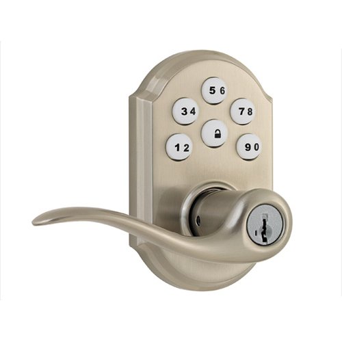 Kwikset 912 Door Lock for U.S., 912TNL TRL ZW 15 SMT (Satin Nickle), by Kwikset, Cert ID:...
