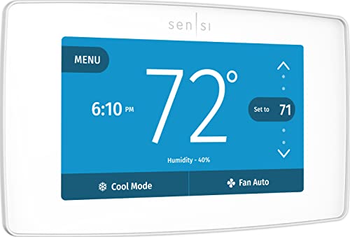 EMERSON Sensi Touch Wi-Fi Smart Thermostat with Touchscreen Color Display, Works with Alexa, Energy...