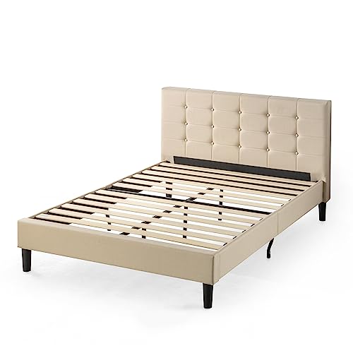 ZINUS Ibidun Upholstered Platform Bed Frame, Mattress Foundation, Wood Slat Support, No Box Spring...