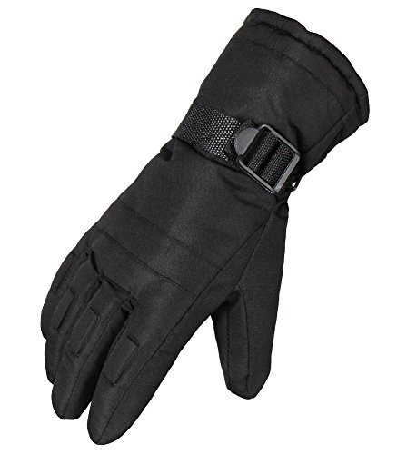 WATERFLY Mens Winter Gloves Snow Gloves Warm Waterproof Windproof Ski Gloves Snowmobile