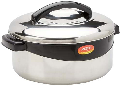 Milton Regent Hot Pot Insulated Casserole Keep Warm/Cold Upto 4-6 Hours, Stainless Steel, 2.5 Liter