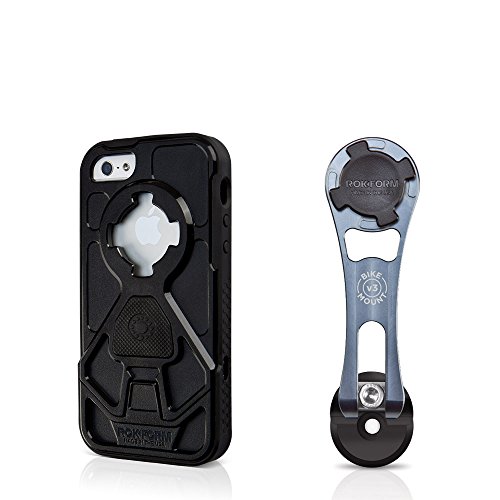 Rokform [iPhone 5/5s] Pro-Series Adjustable Aluminum Bike Mount / Holder & Protective Phone Case,...
