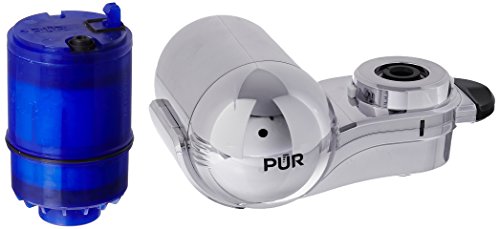 PUR 3-Stage Horizontal Water Filtration Faucet Mount Chrome FM-9400B