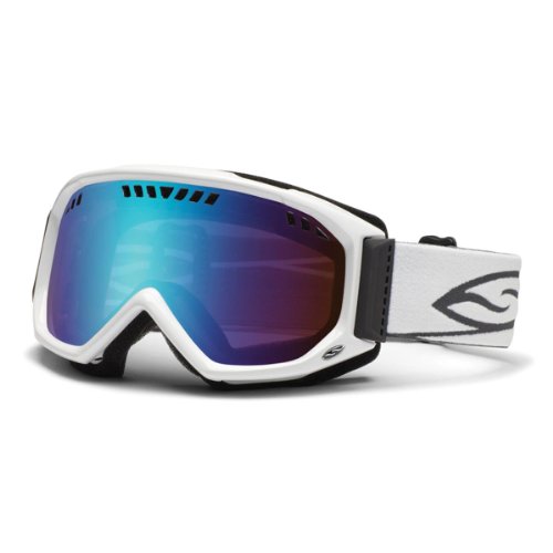 Smith Optics Scope Goggle (White Frame, Blue Sensor Mirror Lens)