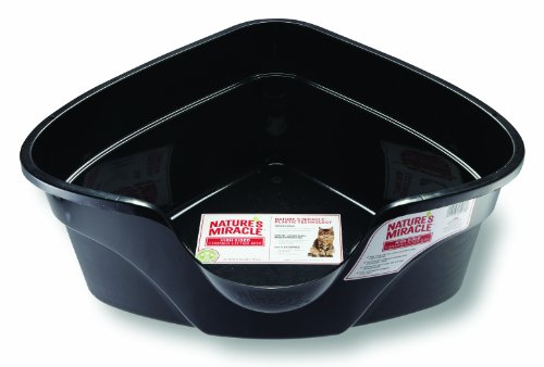 Nature's Miracle Advanced High Sided Corner Litter Box