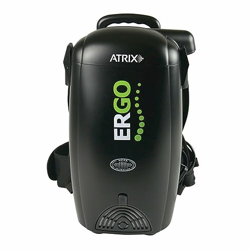 Atrix VACBP1 Ergo HEPA Backpack Vacuum, Standard Bundle, Black