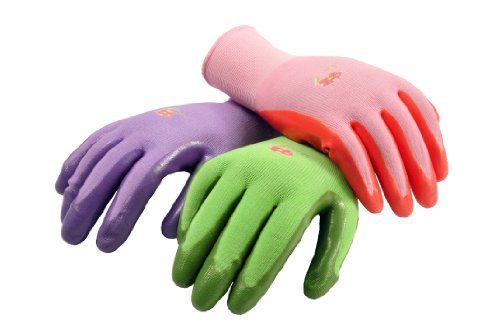 6 Pairs Women Gardening Gloves with Micro-Foam Coating - Garden Gloves Texture Grip - Working Gloves...