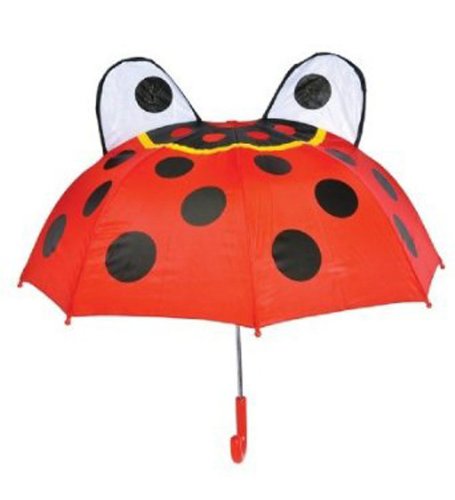 Kids Umbrella - Childrens 18 Inch Rainy Day Umbrella - Ladybug