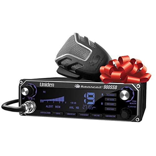 Uniden BEARCAT 980 40- Channel SSB CB Radio with Sideband NOAA WeatherBand,7- Color Digital Display...