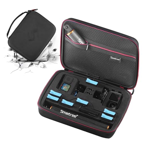 Smacase Carrying Case Compatible for G*Pro 12/11/10/9/8/7/6/5/4/3+/3/ G*Pro 2018(Cameras and...