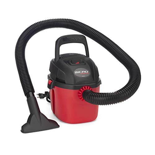 Shop-Vac 2021000 Micro Wet/Dry Vac Portable Compact Micro Vacuum with Collapsible Handle Wall...