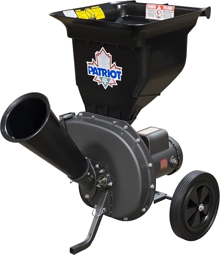 Patriot Products CSV-2515 Electric Wood Chipper Leaf Shredder