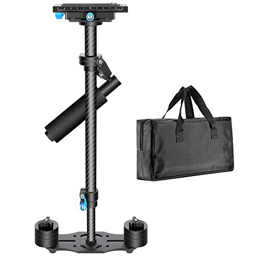 Neewer Carbon Fiber 24 inches/60 Centimeters Handheld Stabilizer with 1/4 3/8 inch Screw Quick Shoe...