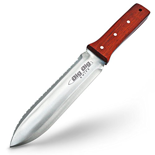 Kiwi Trading - Hori Hori Garden Knife - with Sheath. This Japanese Hori Hori Knife Tool Makes a...