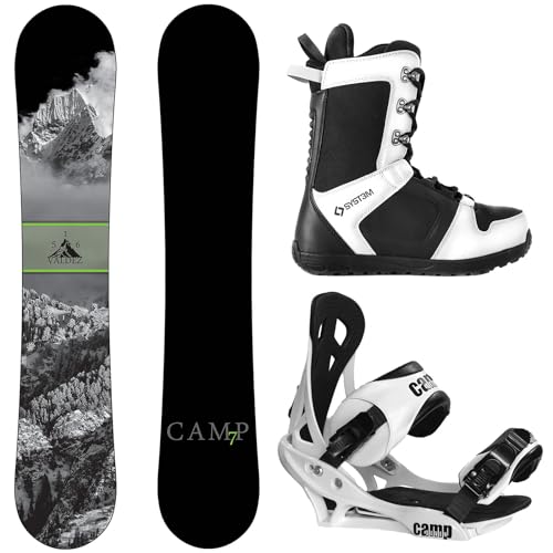 Package-Camp Seven Valdez CRC Snowboard-158 cm Wide-Camp Seven Summit Bindings-System APX Snowboard...
