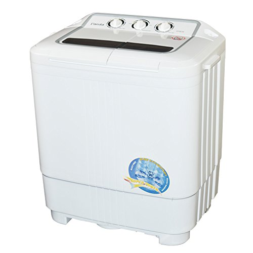 Panda Small Compact Portable Washing Machine 7.9lbs Capacity with Spin Dryer