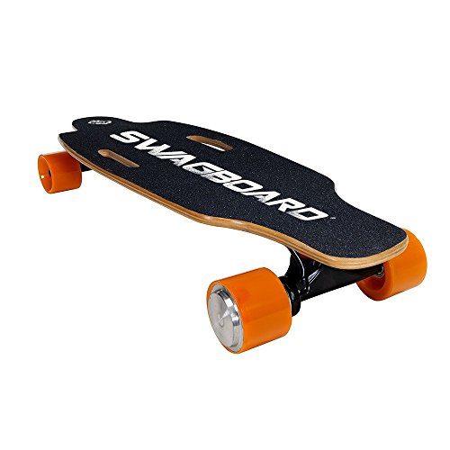 Swagtron Swagboard NG-1 Youth Electric Longboard, Black