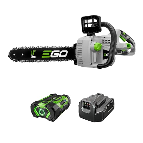 EGO POWER+ Chain Saw, 14' Battery Powered Chainsaw, Electric Cordless, Includes 56V 2.5Ah Battery...