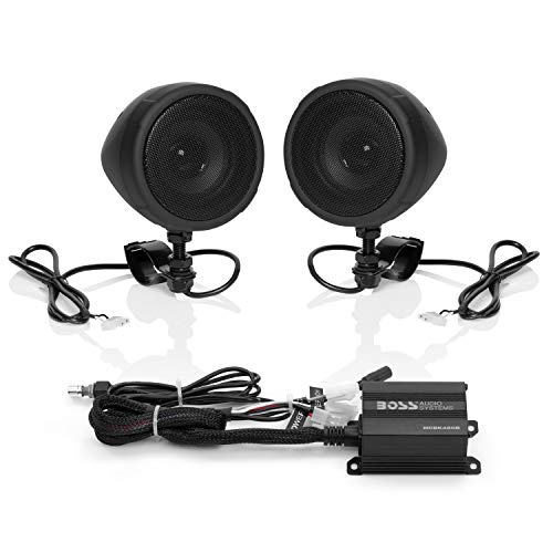 BOSS Audio Systems MCBK420B Bluetooth Speaker System - Class D Compact Amplifier, 3 Inch...