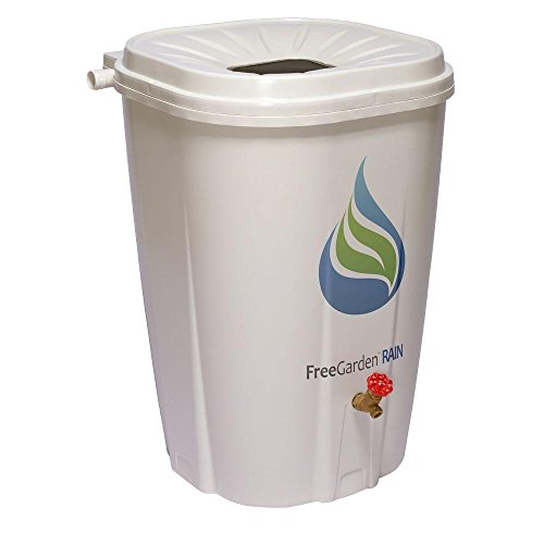 Enviro World EWC-10 FreeGarden Rain Barrel, Beige