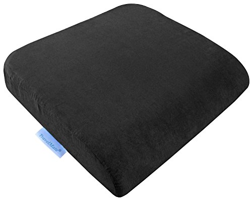 TravelMate Extra-Large Memory Foam Seat Cushion – Perfect for Office Chair and Wheelchair – Does...