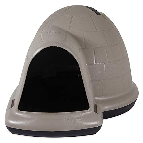 Petmate Indigo Dog House All-Weather Protection Taupe/Black 3 sizes Available