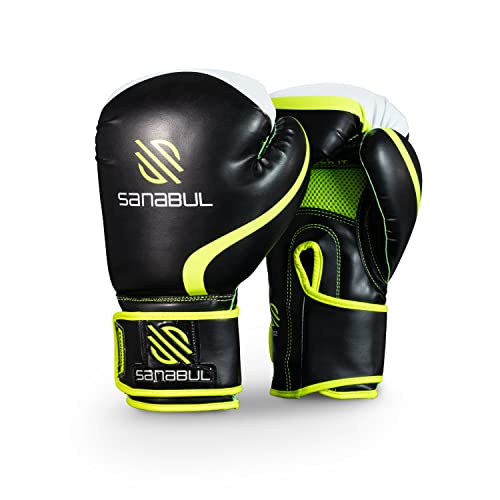 Sanabul Essential Gel Boxing Gloves | Kickboxing Gloves | Punching Bag Gloves For Men and Women...