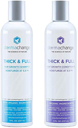 Hair Growth Shampoo and Conditioner for Men and Women - Dry Scalp Treatment, Moisturizing Shampo and...