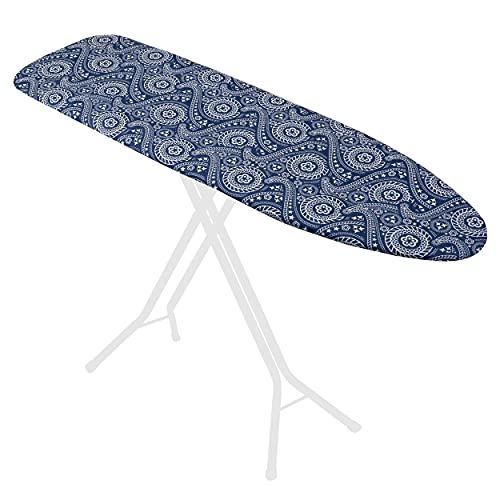 Westex Paisley Heavy Duty Ironing Board Cover and Pad, Thick 3-Layer Stain Resistant Padding,...