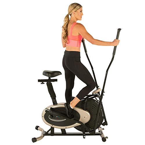 Exerpeutic GOLD Elliptical and Exercise Bike Dual Trainer