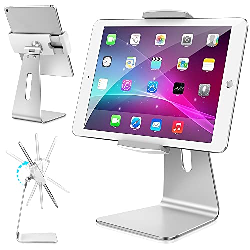 AboveTEK Elegant Tablet Stand, Aluminum iPad Stand Holder, Desktop Kiosk POS Stand for 7-13 inch...